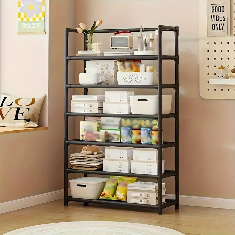 Multi‑Layer Metal Storage Rack | Versatile Home & Garage Shelf
